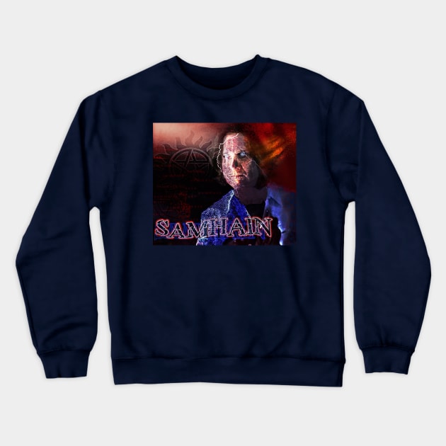 Samhain 'Tis The Season Crewneck Sweatshirt by Erik Morningstar 